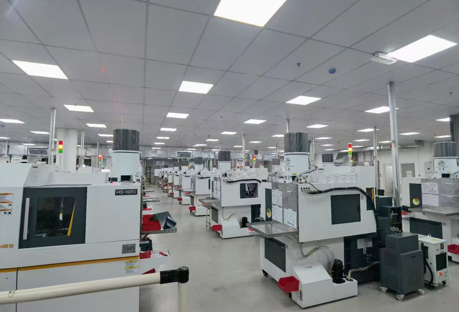 swiss cnc lathe installed oil mist collection