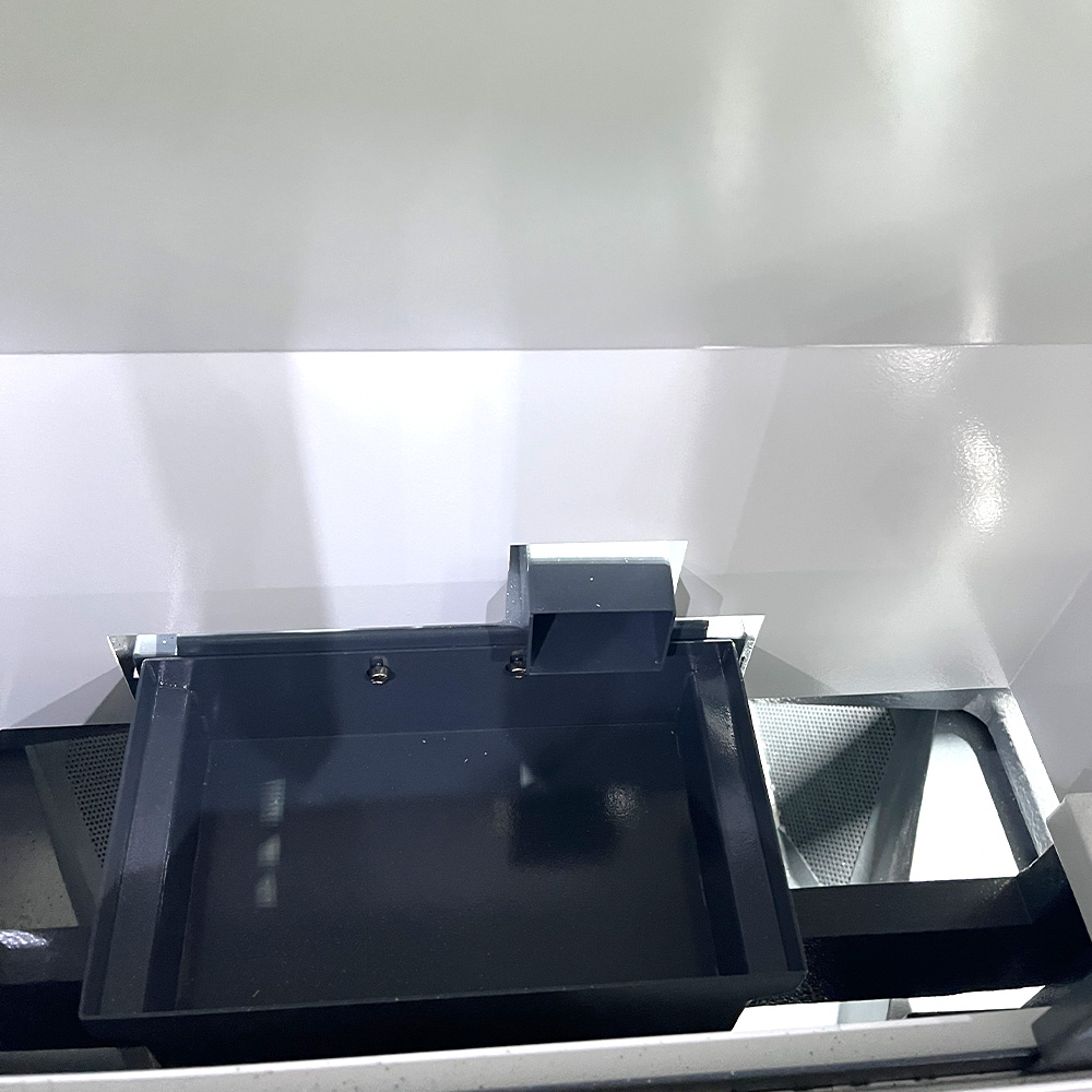 Swiss CNC Lathe Rear Discharge Unit Outlet