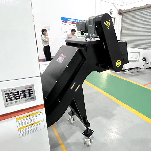 swiss cnc lathe chip conveyor