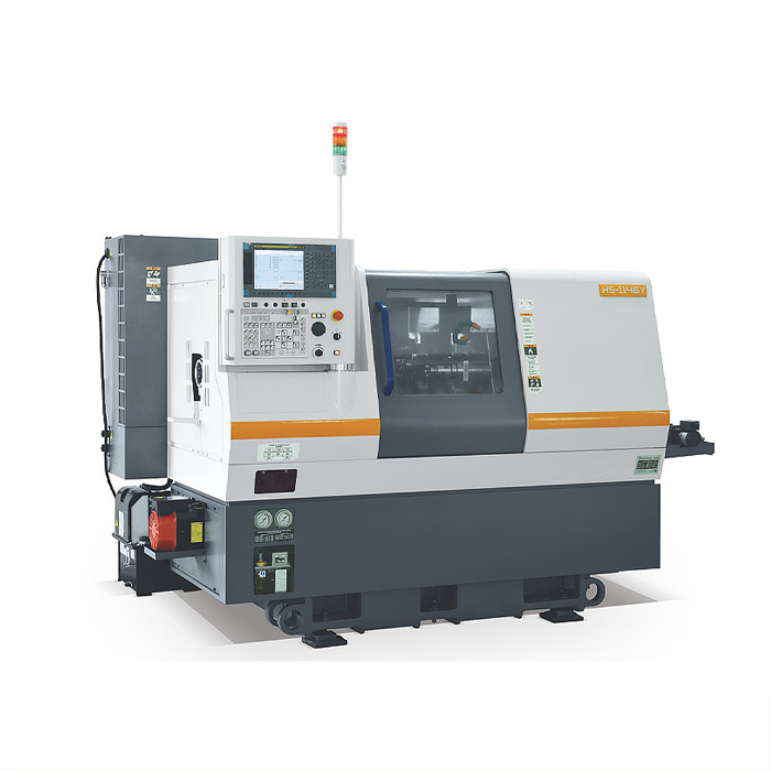 HS-1146Y milling and turning cnc lathe with double spindle and double turret,6 axis mulitpul funtion machine