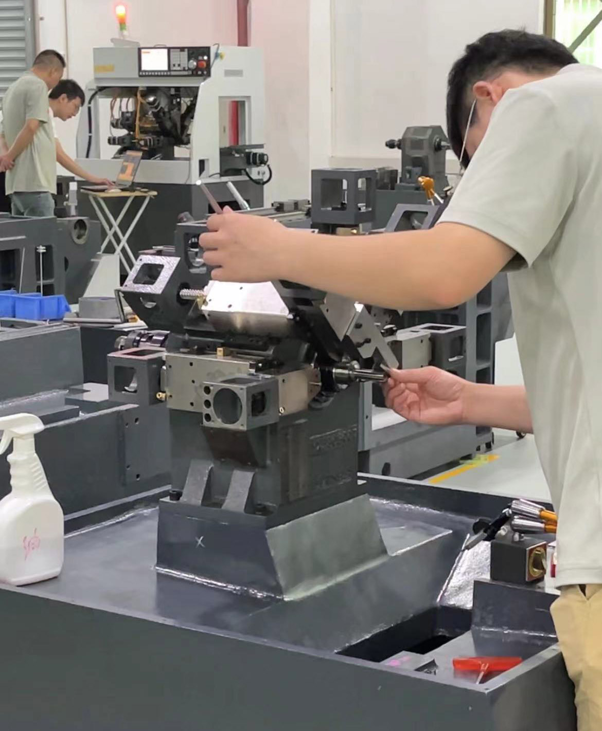 swiss lathe installing