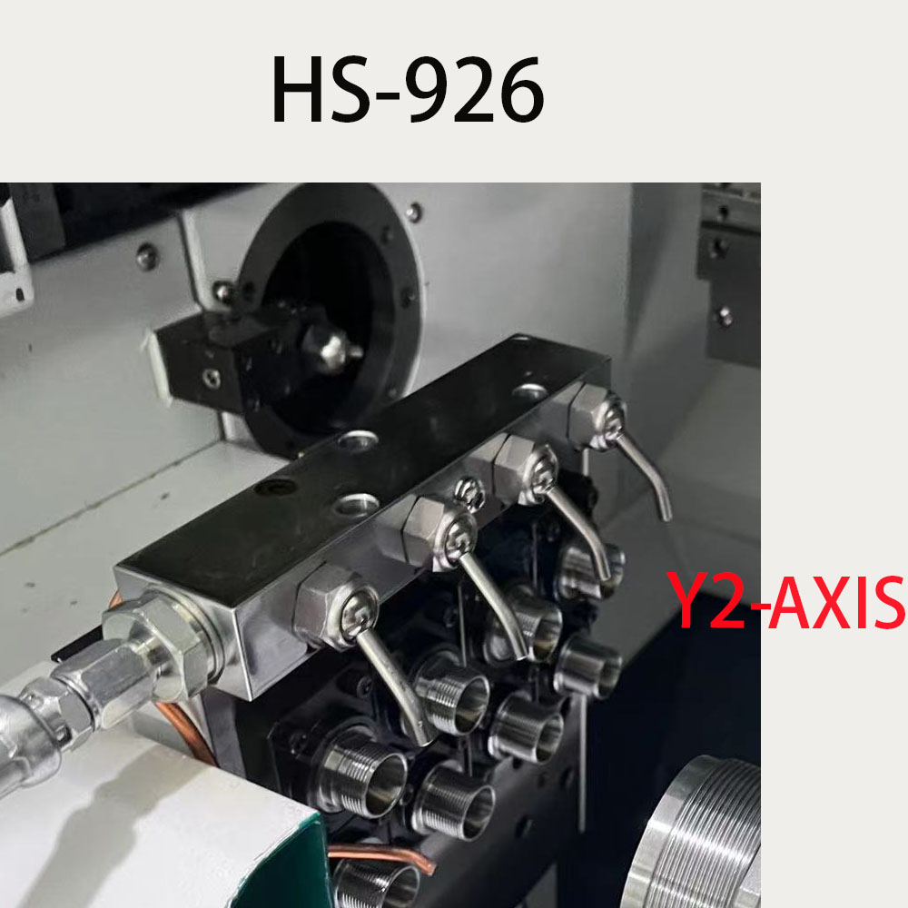 y2 axis 6 axis swiss lathe